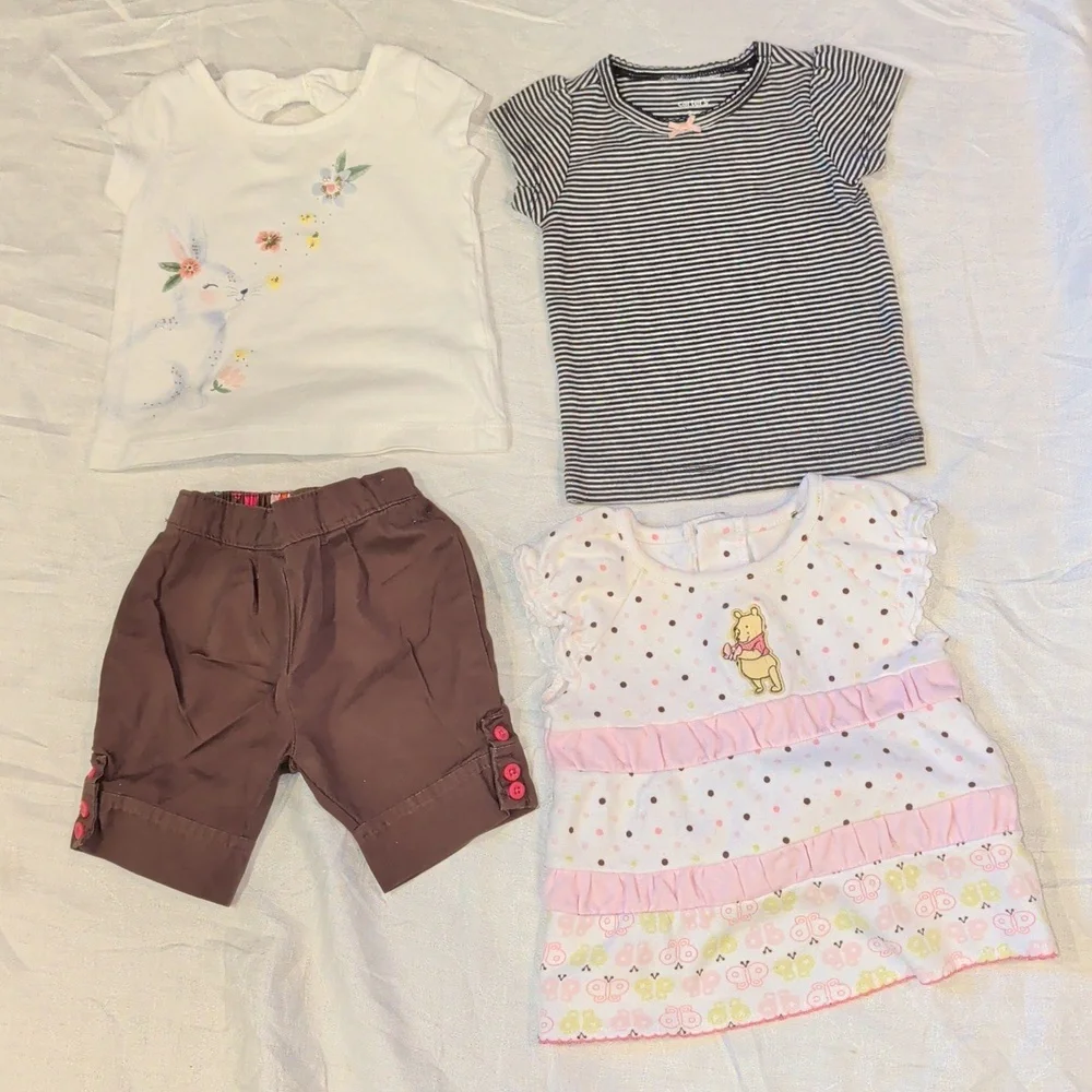 Baby Girl (0-3 Mo.) Summer Lot (26 PCs) Mostly New Carter's 2 